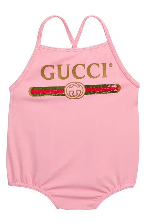 gucci baby girl swimsuit|gucci bikini chain.